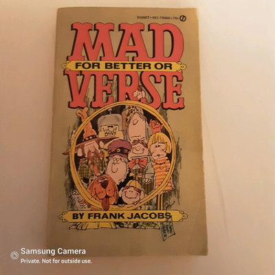 MAD For Better Or Verse, Frank Jacobs Paul Coker Jr Signet 1968, View more