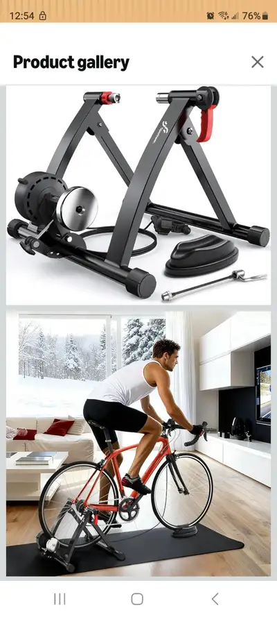 Stationary bike stand, View more