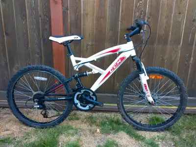 Please read everything. 24” wheels, 16” frame. Note: needs a rear V- brake caliper/lever/cable, 1 sp...