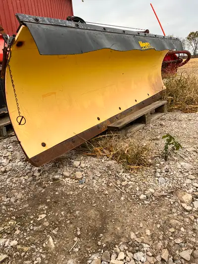 8.5 ft Meyer straight blade. Selling for $675