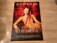 Original used 27x40 inch movie poster from the movie Elizabeth