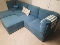 Moving sale - modular couch & ottomans