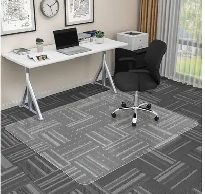  Large Office Chair Mat for Carpeted Floors, 48" x 60" Clear Des, View more