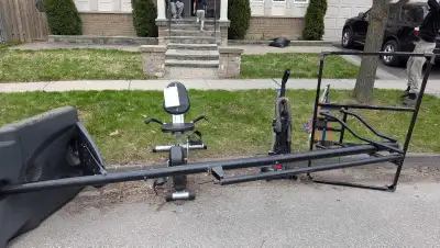 free basketball net, vacuum, exercise bike, View more