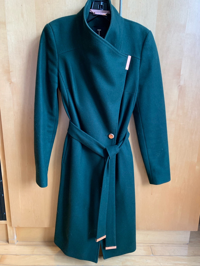 Manteau Ted Baker Femme Vert dans Femmes - Hauts et vêtements d'extérieur  à Ville de Montréal