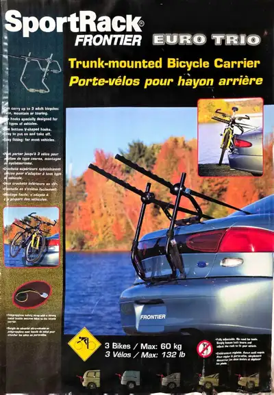 SportRack Frontier Euro Trio Bicycle Carrier, View more