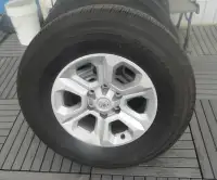 17"ALLOY RIMS , 265/70R17 TIRES VG CONDITION OFF 2022  A TOYOTA.