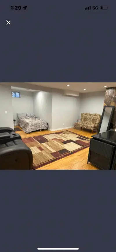 Bedroom Available right now Separate entrance Basic furnished Internet wifi All utilities included L...