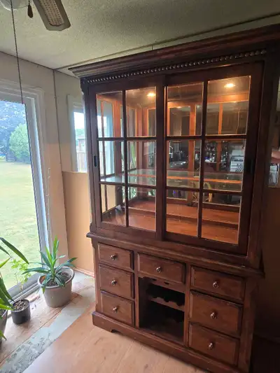 Hutch with wine rack, View more