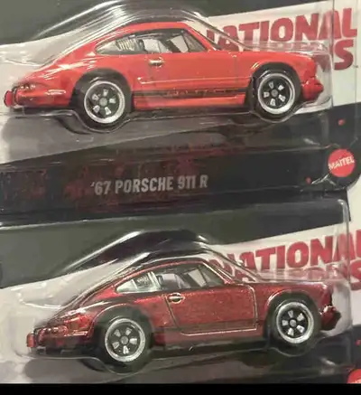 Hotwheels National Icons Chase - ‘67 Porsche 911R - Silver Series