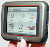 Mio DigiWalker C220 Portable Car Navigation System with GPS