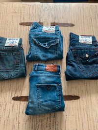 NEW Designer Men's Jeans, Armani and True Religion