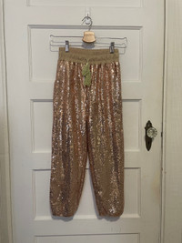 Rose Gold Sparkly pants