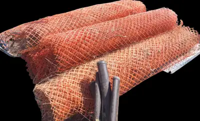 Orange Wire Construction fencing. Location - Farm field south in between sheds. PLEASE read the ad c...
