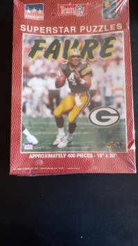 BRETT FAVRE STARLINE approx 400 PIECE SUPER STARS PUZZLE  QB