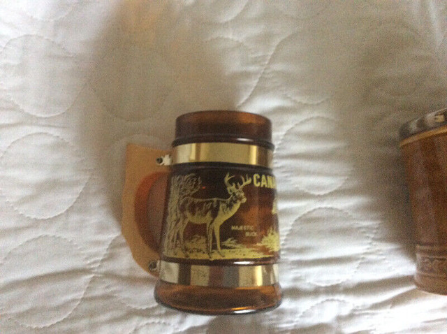 vintage  souvenir canadian brown glass mug in Arts & Collectibles in Brantford