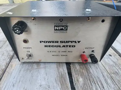 Thomson-CSF Electronics  NPC Power Supply Regulated 13.6VDC 12 A, View more