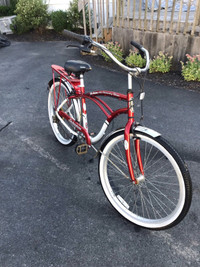 Two Schwinn Tim Horton 40th anniversary 6 speed cruiser bicycles