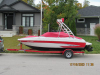 2011 Glastron MX185 Bow Rider and Trailer