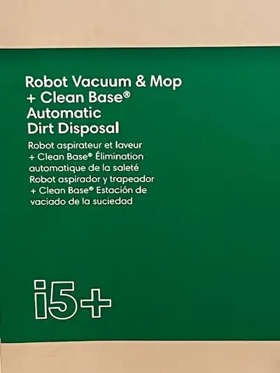 For sale irobot roomba vacuum and mop with docking station and self empty feature, Was given to me a...