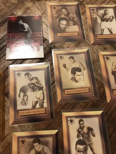Boxing legends and champions collectible cards, View more