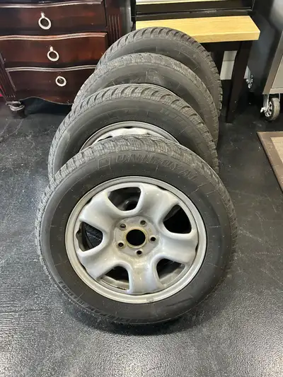 These tires were only used for a couple of months rims are two years old very common size 5x 114.3 F...