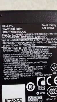 Dell Laptop power supply/adapter
