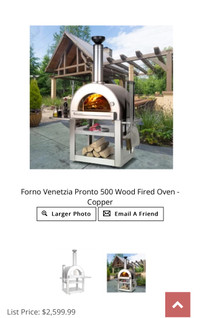 Forno Venetzia Pronto 500 Wood Fired Oven - Copper