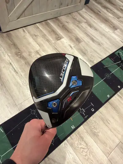 Cobra Aerojet LS 9 degree driver, Kailai White 60g Stiff shaft (low spin and low launch), MCC New De...