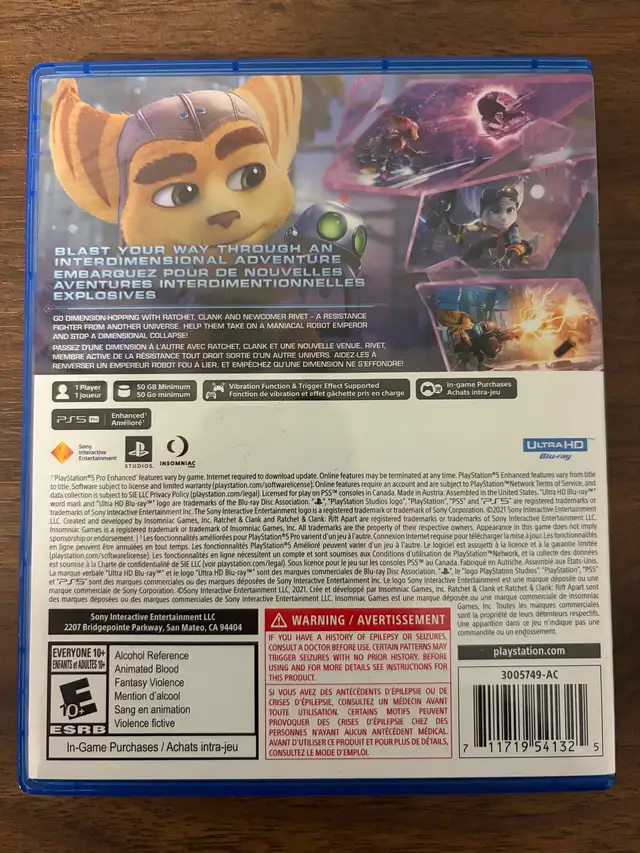 Ratchet & Clank: Rift Apart in Sony Playstation 5 in Laval / North Shore - Image 3