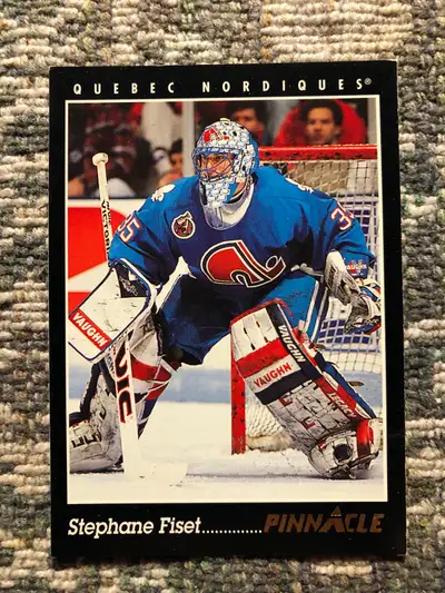 1993  Stephen Fiset Nordiques card , View more