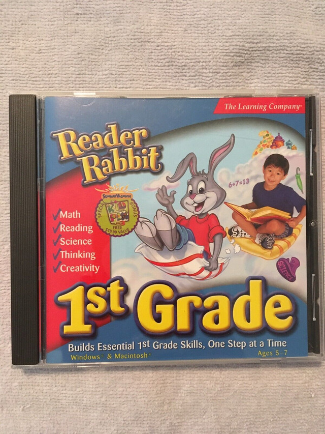 Reader Rabbit CD for Grade 1  in CDs, DVDs & Blu-ray in Bedford