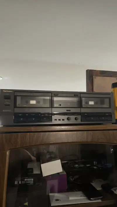 Technics Stereo Double Cassette Deck- RS-TR157, View more