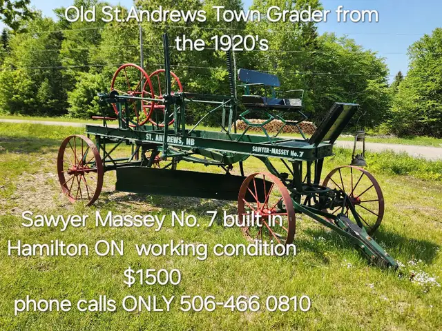 Old St.Andrews Town Grader in Other in Fredericton - Image 3