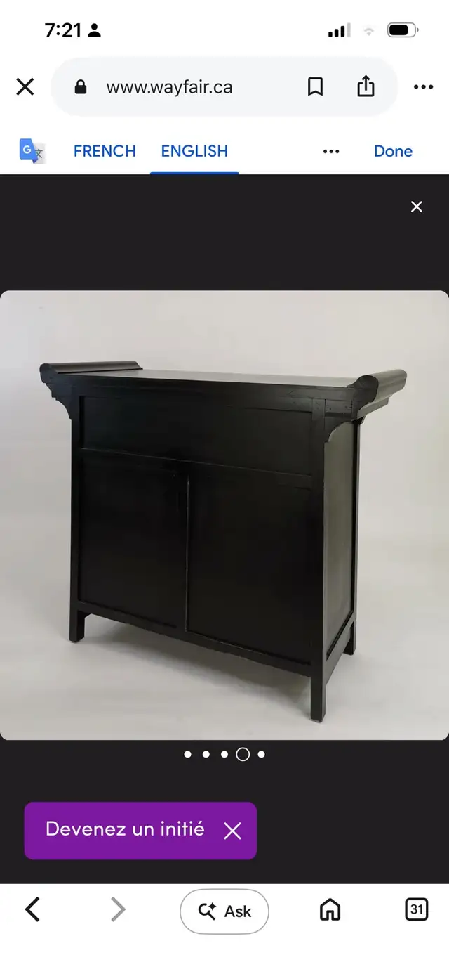 New Scholl decorative sideboard with 3 drawers and 2 doors in Hutches & Display Cabinets in Mississauga / Peel Region - Image 6