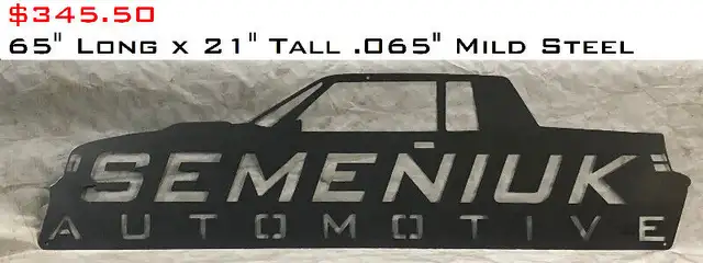 "Custom Metal" Signage in Outdoor Décor in Edmonton - Image 8