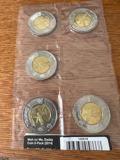 sealed Coin Pack (2014) "Wait for Me, Daddy"-can meet in Toronto, View more