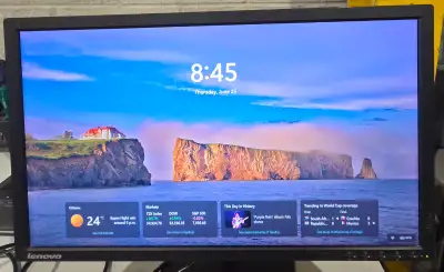 Lenovo Thinkvision 24" Monitor, View more