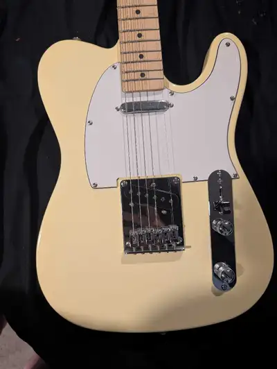 This is a used Rondo Telecaster copy that plays well and is in good condition. It's a great starter...