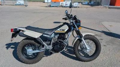 The bike runs well, has a larger front sprocket and re-jetted carberator, runs as it should