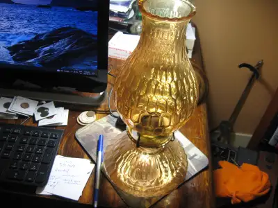 vintage oil lamp, View more