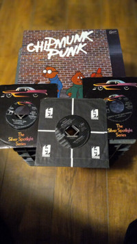 Vinyl Records Alvin and the Chipmunks- Chipmunk Punk Lot of 4