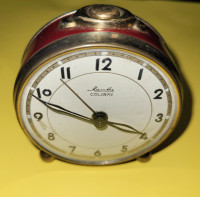 1950s Mauthe Colibri Germany alarm clock