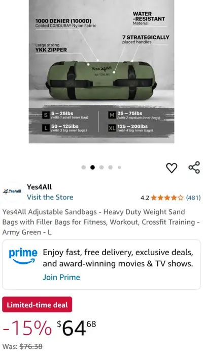 PERSISTANT-ENHANCED DESIGN: Made of 1000 Denier (1000D) Coated CORDURA Nylon Fabric for waterproof,...