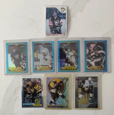 Mario Lemieux Pittsburgh Penguins NHL Card Lot, View more