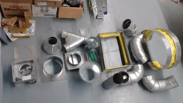 Duct Vibration/Noise Silencers,adaptors, fans, vent.fan boxes in Heating, Cooling & Air in Markham / York Region - Image 2