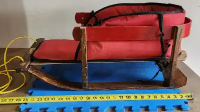 Vintage Kid Sled made in Canada By Streamridge, View more