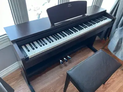 Yamaha YDP140 Piano and stool, View more