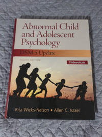 Abnormal Child and Adolescent Psychology DSM-5 Update 8th Ed.