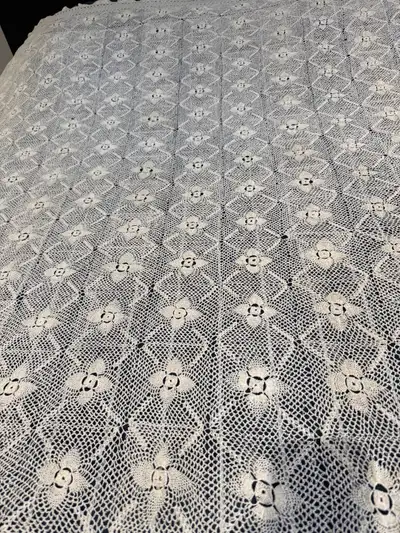 Bed or Table cover - Crochet, View more